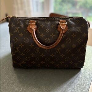 Louis Vuitton Brown Monogram Speedy 30
